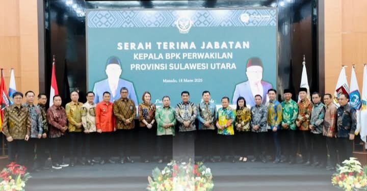 Pejabat Bupati Talaud Hadiri Sertijab Kepala BPK RI Sulut