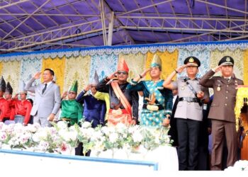 Peringati HUT Ke 115 Ktg, Ketua Nus Hadiri Upacara Bersama