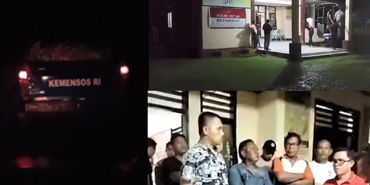 Jelang PSU di Kabupaten Kepulauan Talaud, Mobil Kemensos Tiba-Tiba “Hadir” di Essang