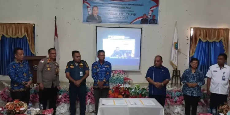 Pj Bupati Talaud Buka Musrenbang RKPD 2026 Secara Virtual