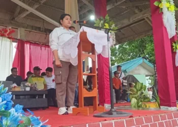 Wabup Talaud Anisya Gretsya Resmi Buka Sahentimbang Cup 2025 di Gemeh