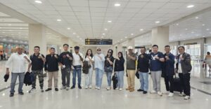 Ir Hj Tatong Bara bersama Rombongan DPW PSI Sulut, Jumat tadi