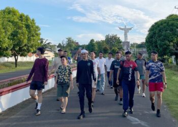 Bupati Talaud Welly Titah Ajak Warga Terapkan Hidup Sehat Lewat Jalan Pagi