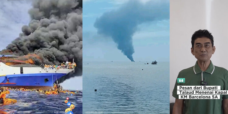 VIDEO: Bupati Welly Titah Sampaikan Pernyataan Resmi Terkait Insiden Kebakaran KM Barcelona 5