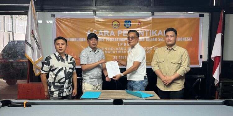 Semangat Baru Biliar di Bolsel, Pengurus POBSI Resmi Dikukuhkan