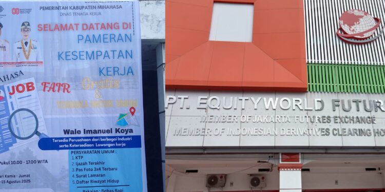 PT Equity World Futures Meriahkan Job Fair Dinas Tenaga Kerja Minahasa